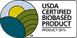 A picture of the usda certified biobased product logo.