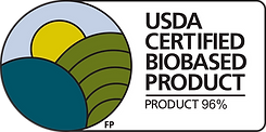 A picture of the usda certified biobased product logo.