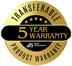 A 5 year warranty on all roof systems.